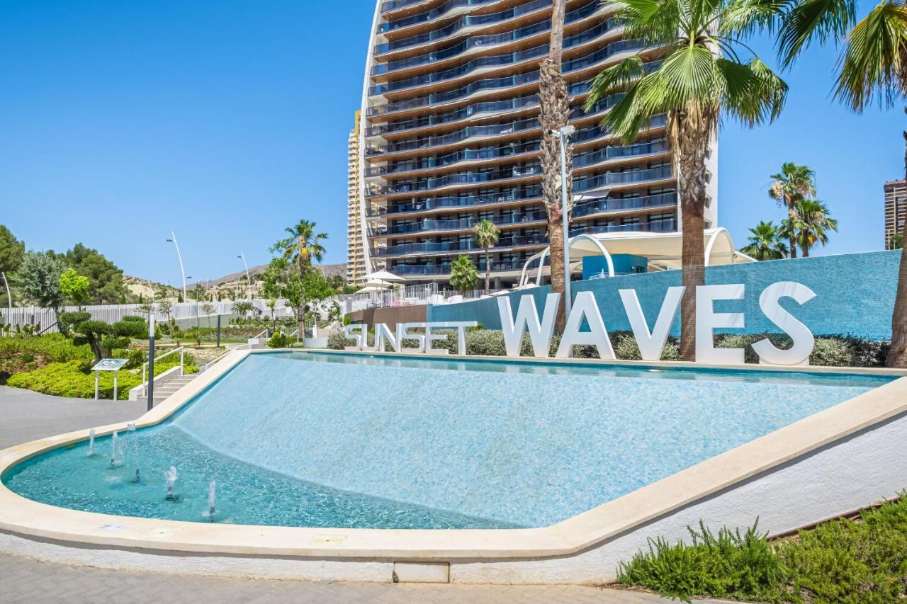 Sunset Waves 3-194 Poniente Beach Resort Benidorm Kültér fotó